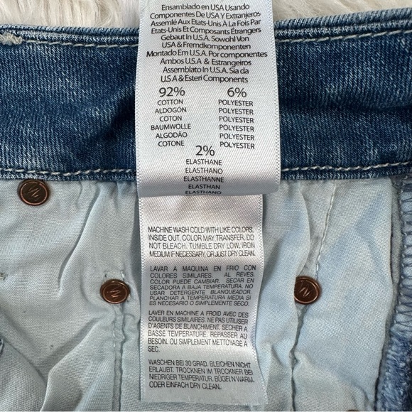 Mother • The Looker Distressed Skinny Jeans in Graffiti Girl - Picture 13 of 16